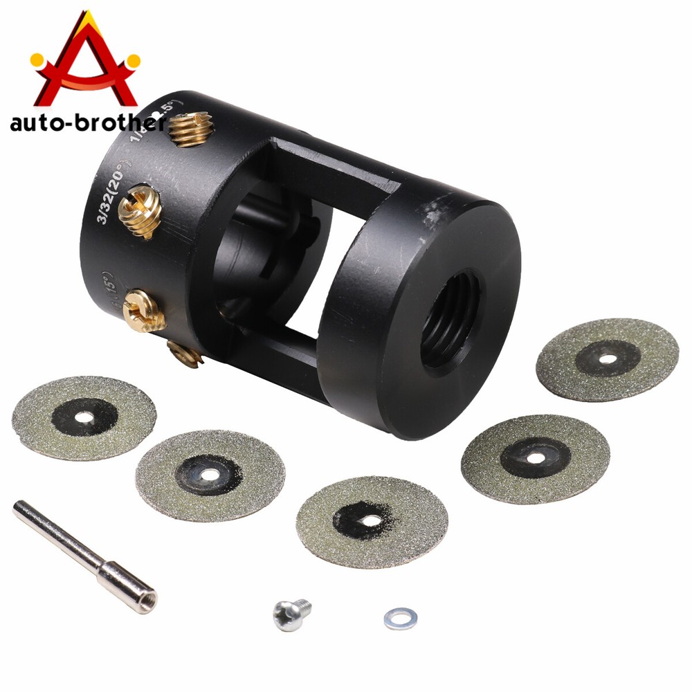 Tungsten Grinder Sharpener Multi-Angle & Offsets Head Tool Fit For TIG Welding