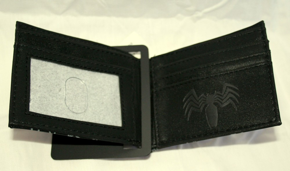 Marvel Comics Spider-Man Classic Venom Leather Like Wallet NEW Tags Billfold
