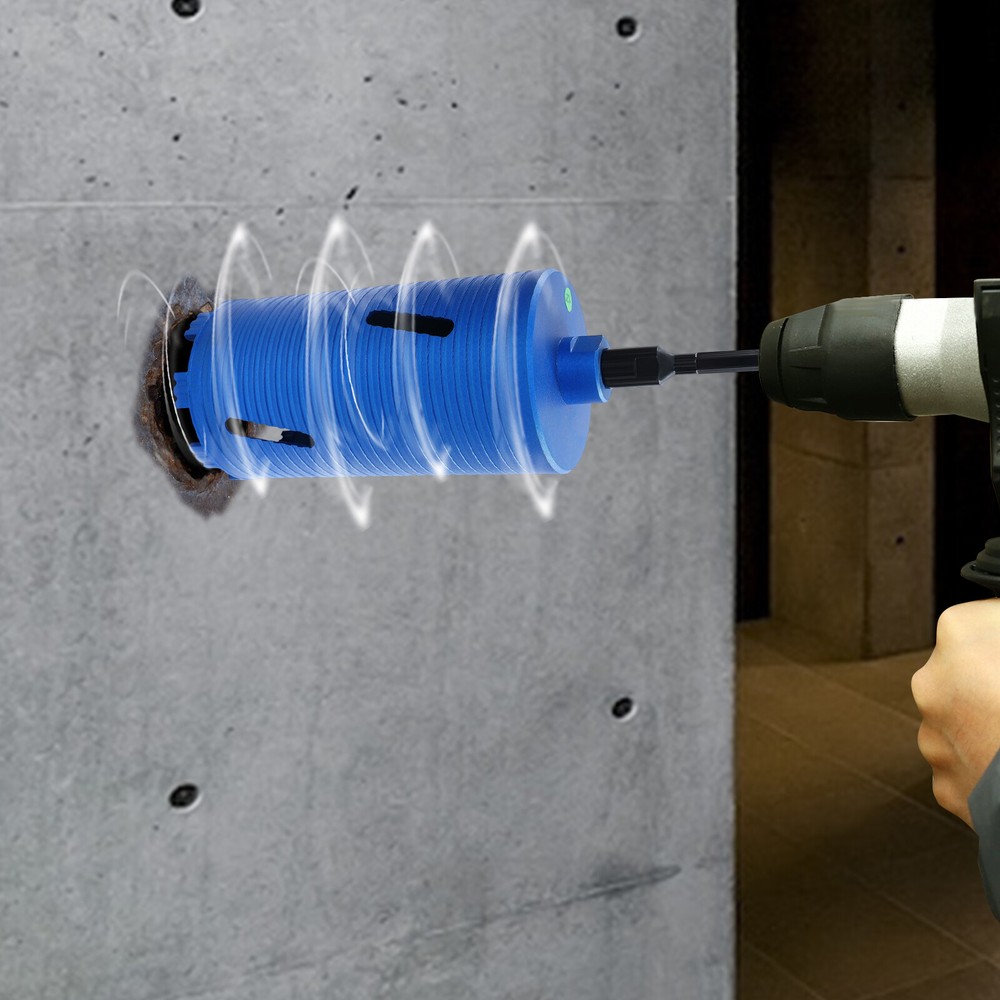 5/8 Inch Thread Drill Bit Core Drill Bit W/3 Adapters Concrete Drilling Bit