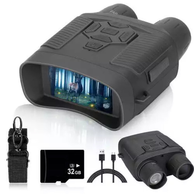 36MP Digital Night Vision Goggles Binoculars For Total Darkness Surveillance
