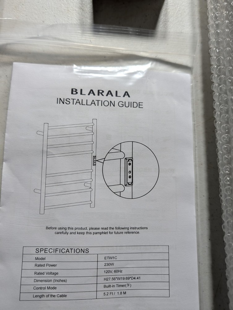 Electric Towel Warmer Rack,Heating Towel Warmer,Timer & Temperature Control Wall