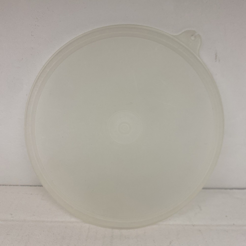 Tupperware Vintage Clear Round 6.5" Replacement Lid C-Tab 227