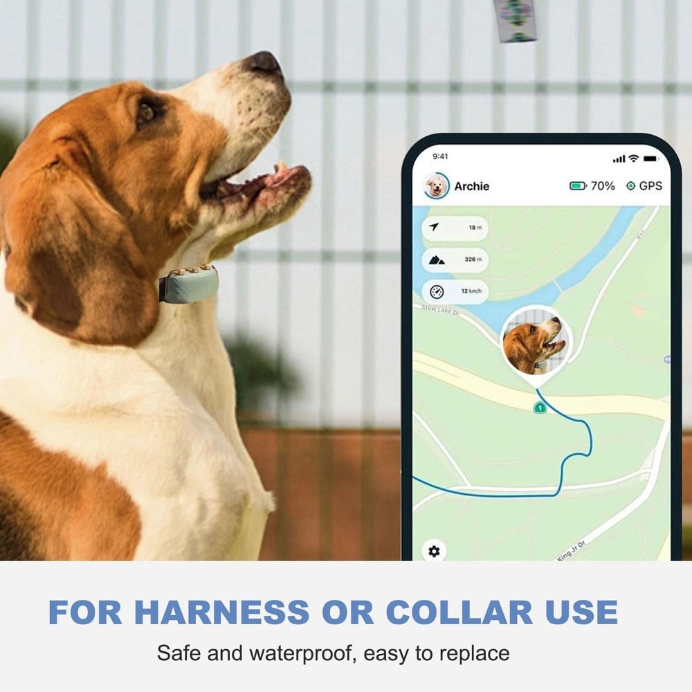 Rubber Clips for Tractive Xl Gps Dog Tracker Holder Replacement Collar Mount | E