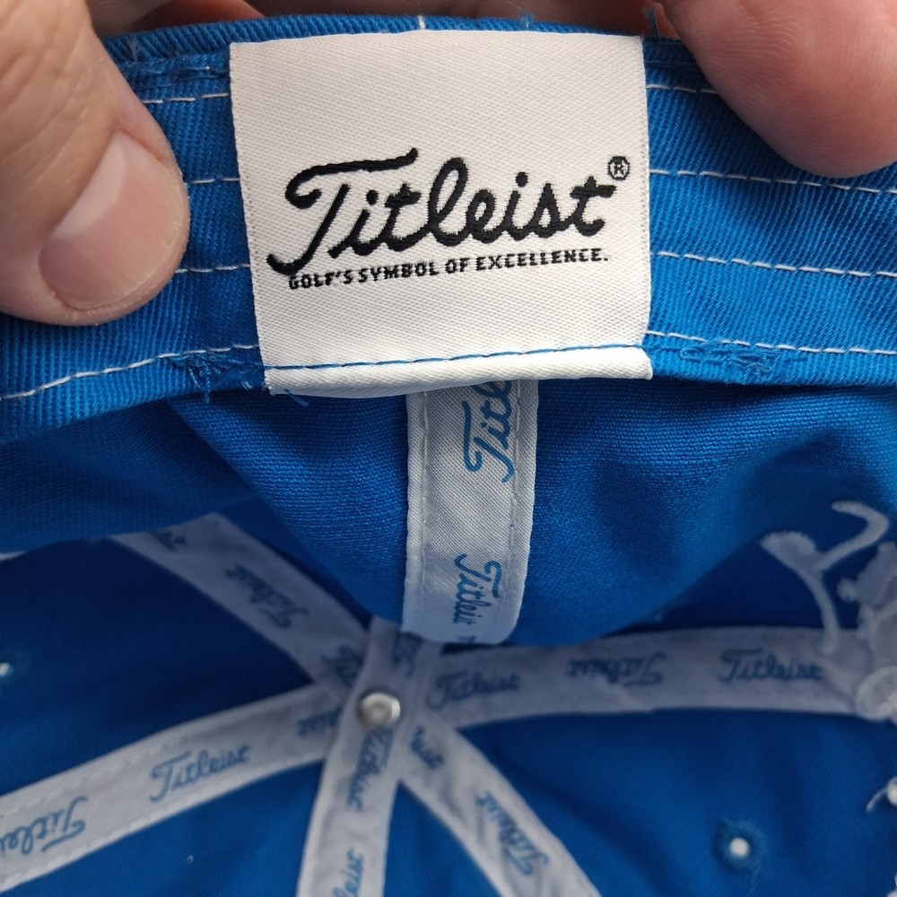 Titleist Pro V1 FJ Blue Strap Back Golf Hat Cap