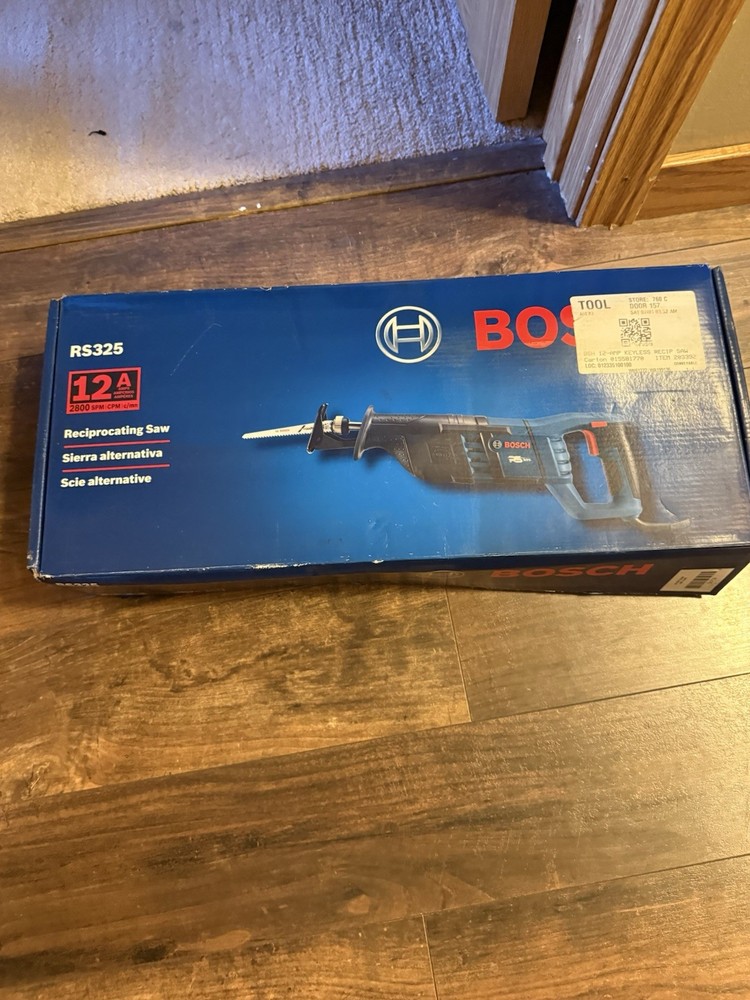 Bosch 12A RS325 Variable Speed Reciprocating Saw