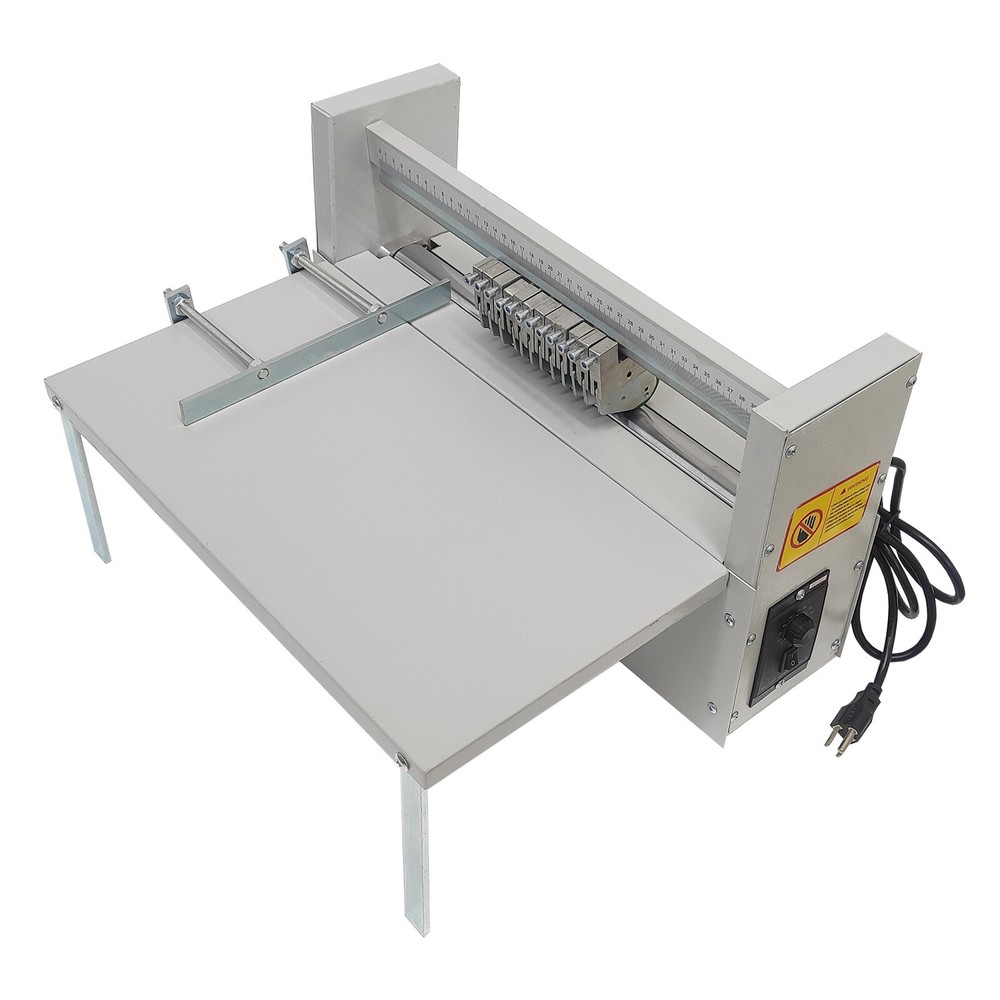 Electric Adhesive Marking Machine Automatic 400mm Sticker Half Cutting Machine