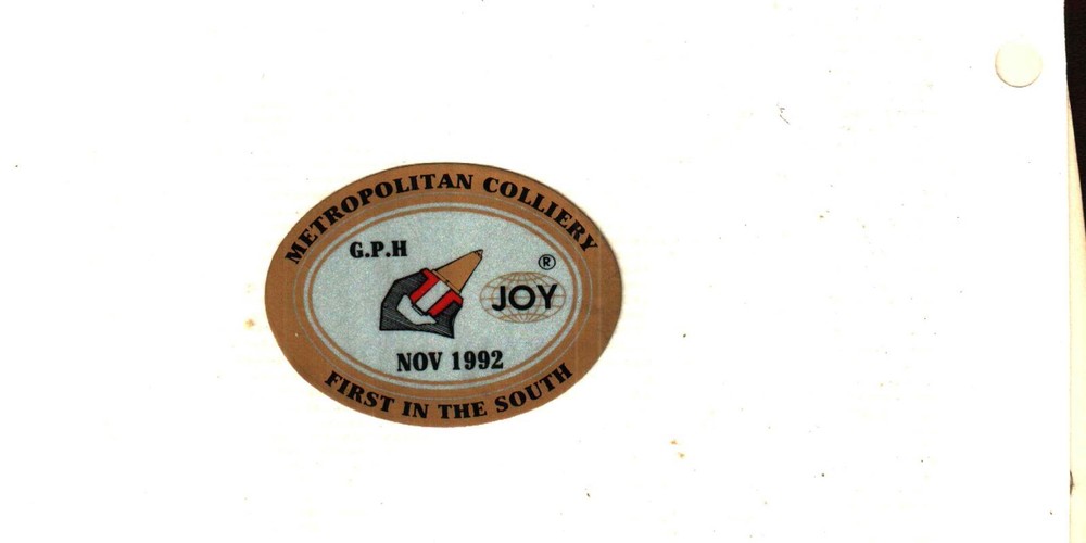 NICE  AUSTRALIA JOY COAL MINING STICKER # 923