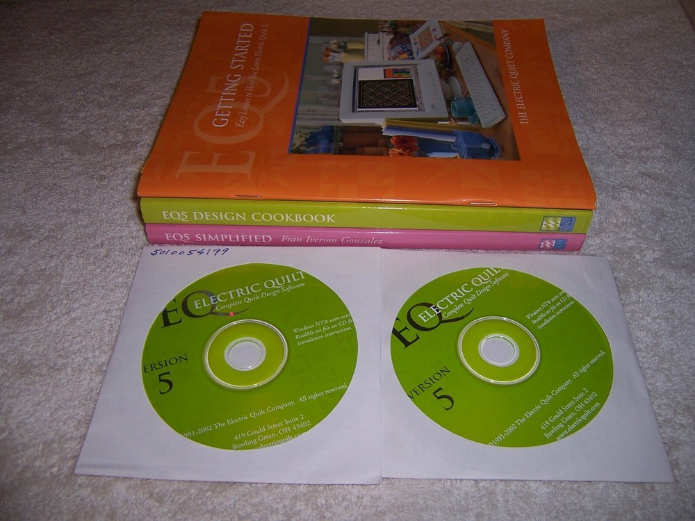 EQ5 Quilt Design Software Version 5 and Books