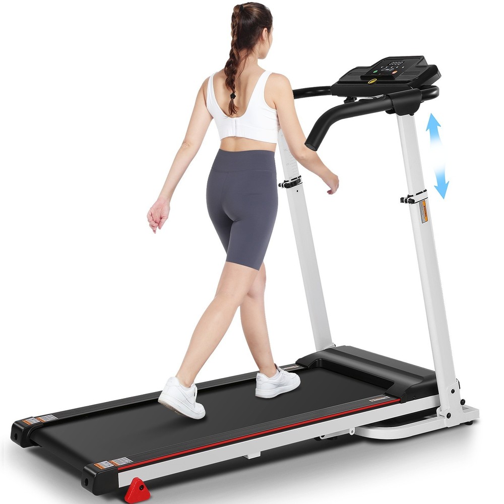 3.5HP Electric Treadmill Pad 7.5MPH Treadmill Machine Multi-Function LED Display