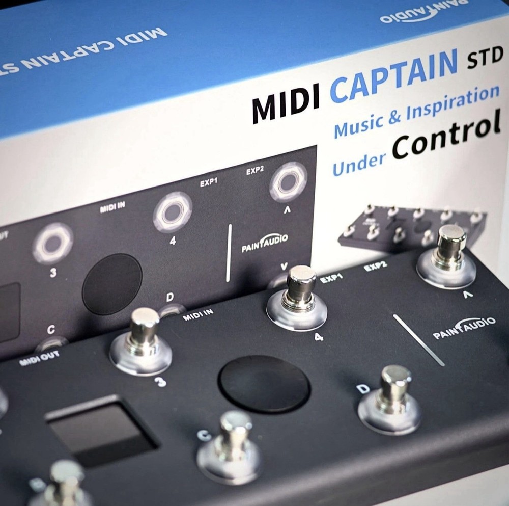 Paint Audio MIDI Captain STD Source Controller, Black 10 Buttons