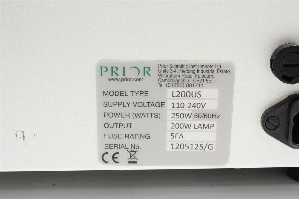 Prior L200US Fluorescence Light Source