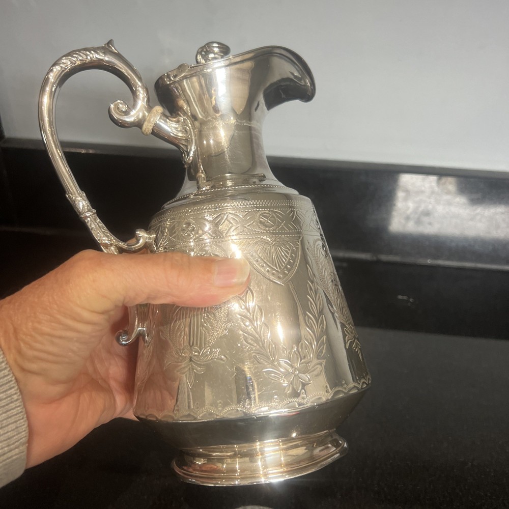Victorian EPBM Silver-Plated Coffee Jug