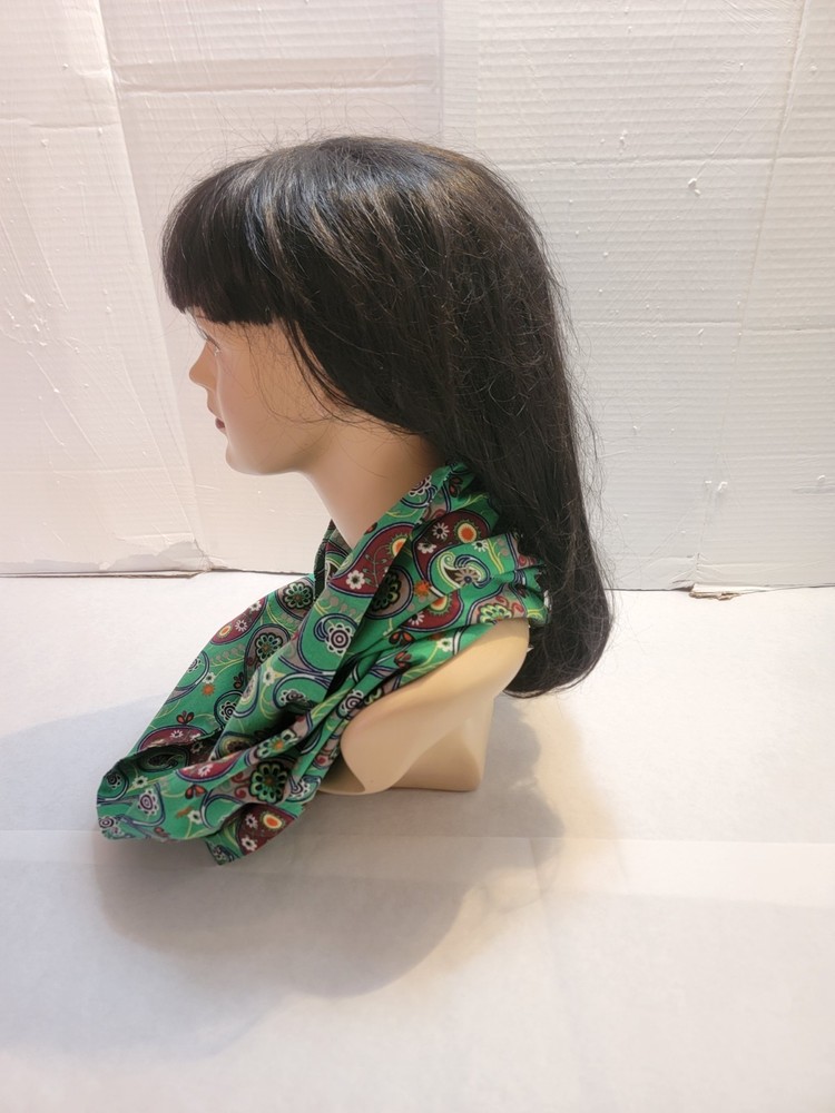 Handmade Floral Fabric Infinity Scarf