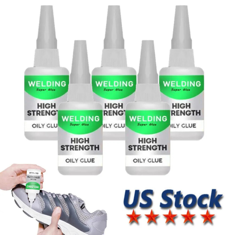 5Pcs Uniglue Universal Super Glue Welding High-Strength Oily Glue Mighty Instant