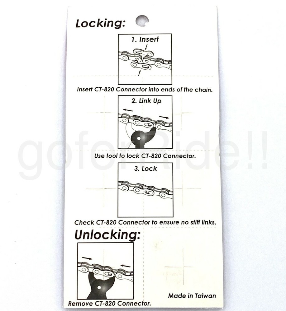 PYC Quick Link/Missing Link/Connector for 11 Speed Shimano/KMC Chain Gold 6 pair