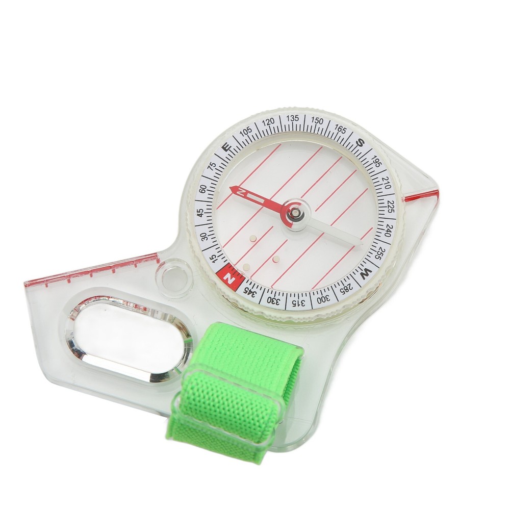 Orienteering Compass Clear Scale ABS Multifunction Thumb Compass With Luminous