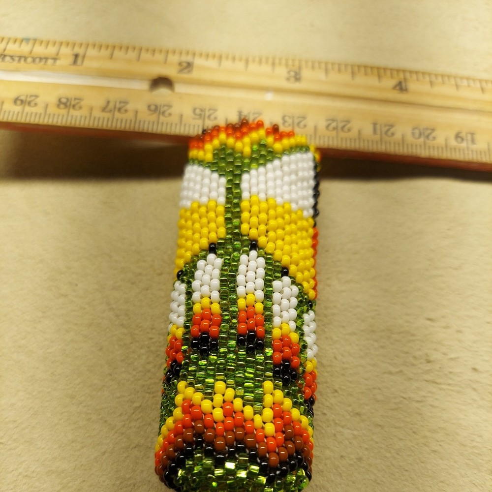 Beaded Lighter Case Medicine wheel