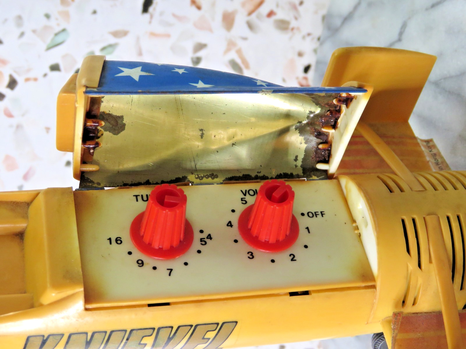 Vintage Krypton Electronics Evil Knievil X2 Skycycle AM Radio Parts/Repair RARE