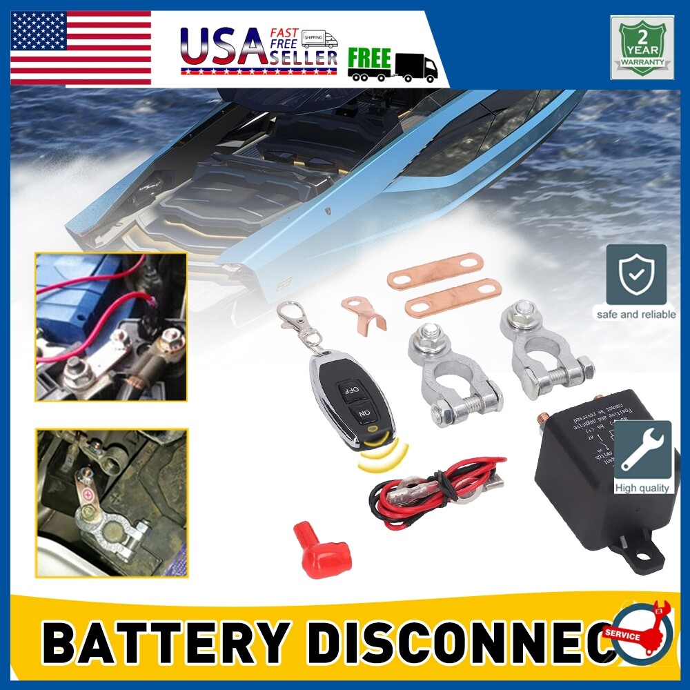 Car Battery Switch Disconnect Power Kill Master Isolator Cut Off Remote Control