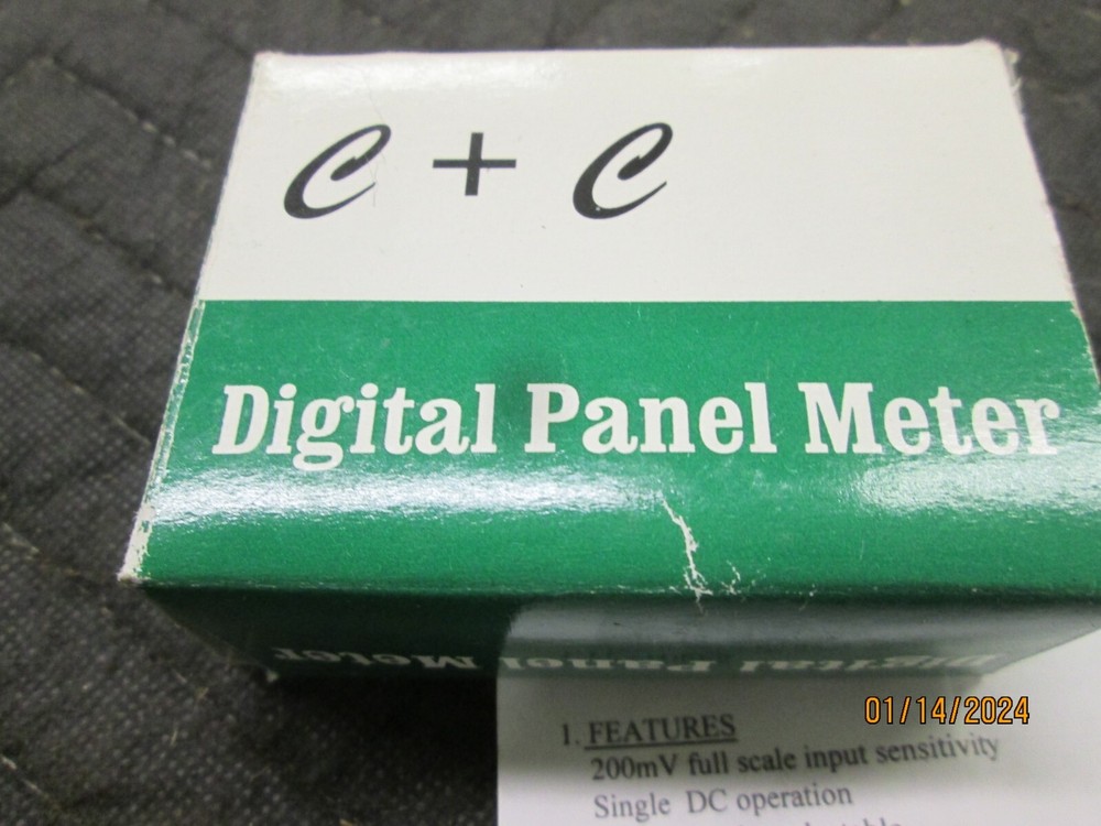 C+C PM-128 Universal Digital Panel Meter LED Display 3.5", 4 Bits 0-500V DC