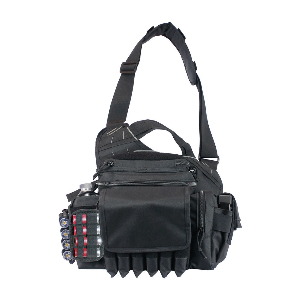 G Outdoors Large Black Tactical Rapid Deployment Pack W- Durable Sling Backpack