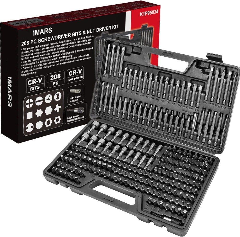 Gunsmith Screwdriver Set Wheeler Gunsmithing Firearm Tools Kit 208 Bits Pro NEW