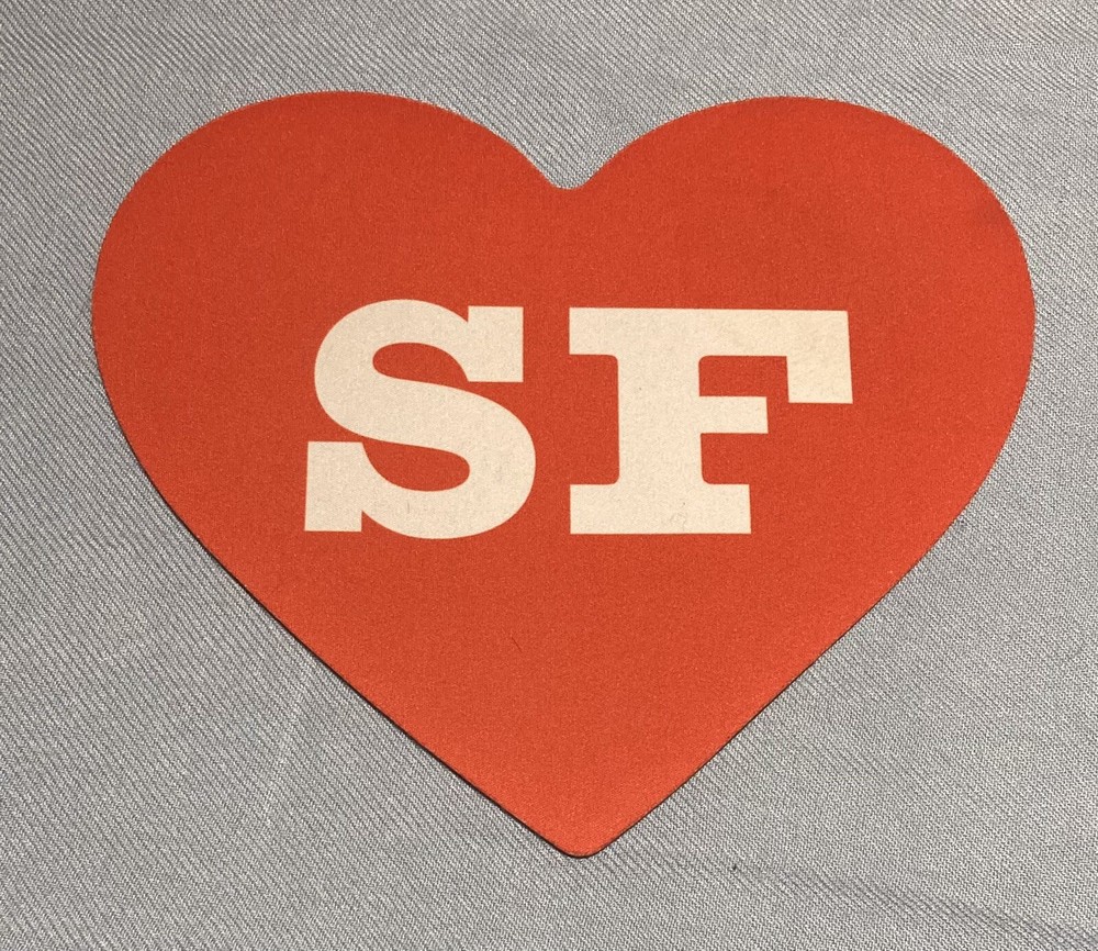 Mousepad “ I ❤️ SF”