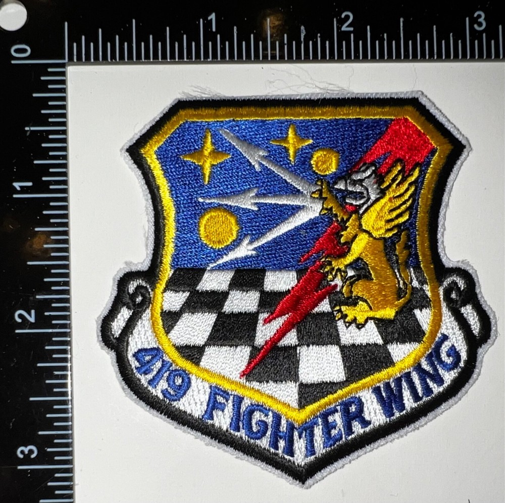 USAF US Air Force 419th Fighter Wing Utah ANG Diamondback Patch
