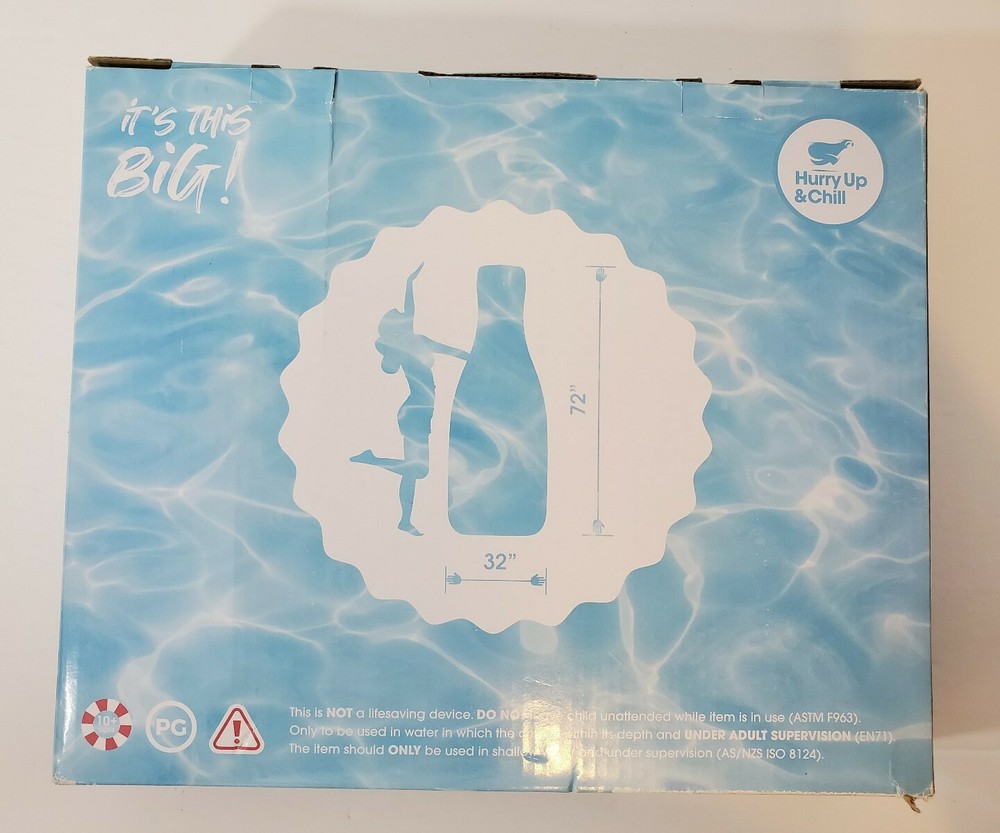 Wine2Go - Rosé All Day - Pool Float - 72" x 32"