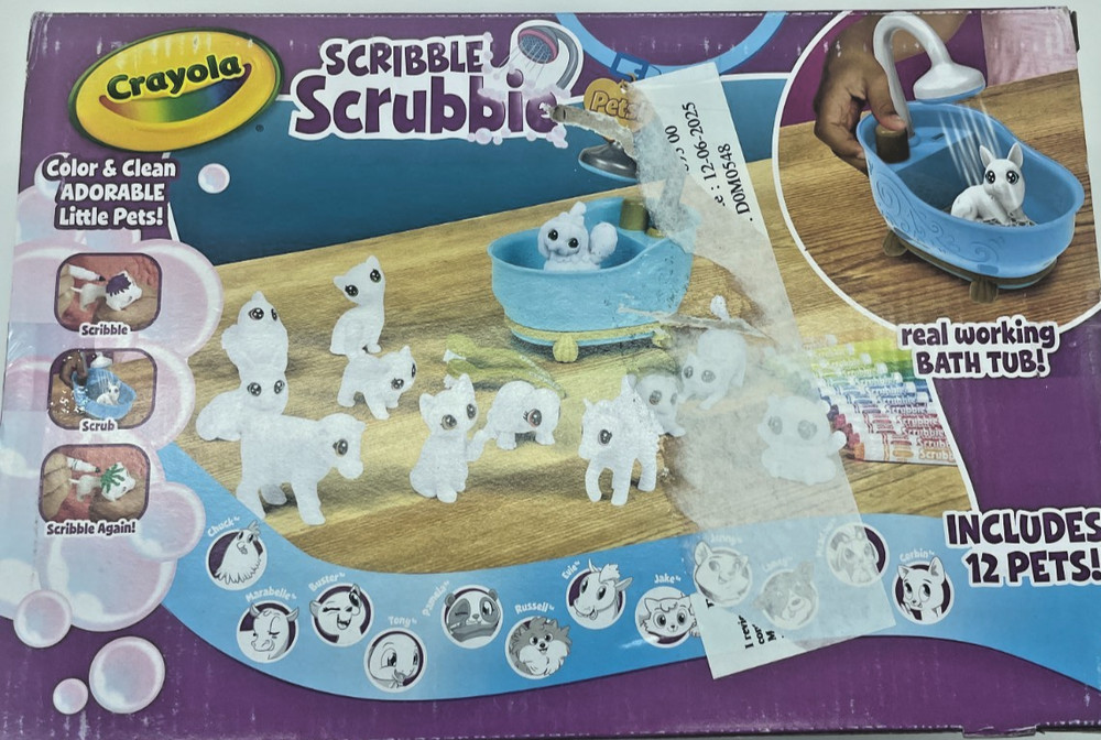 Crayola Scribble Scrubbies Mega Pack (12 Pets) NEW