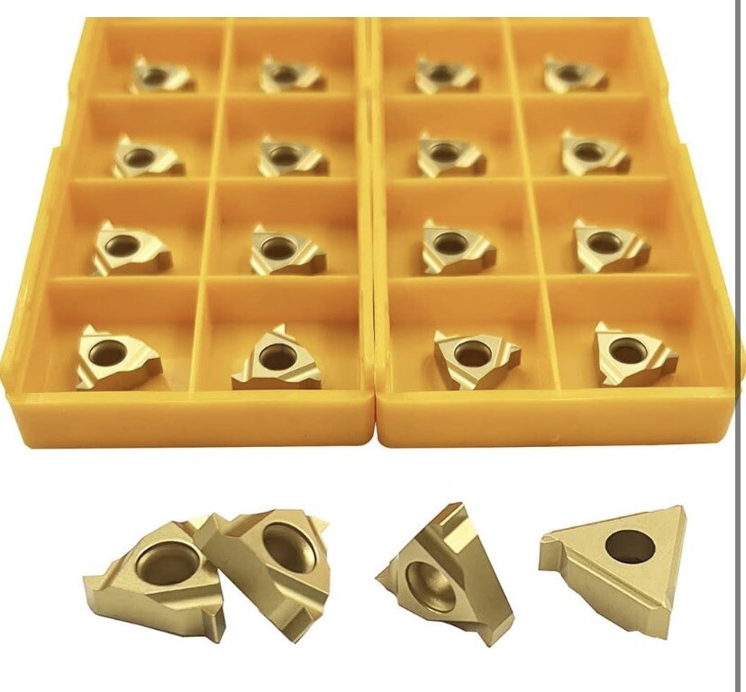 20pcs 11ER A60 CK735 carbide insert thread turning cutting tool FOR SER SNL tool