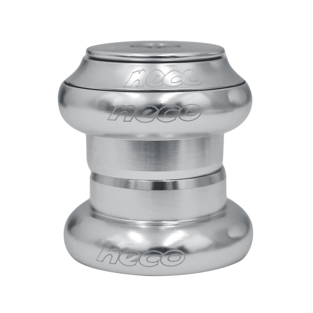 NECO 1-1/8" CNC Threadless 1 Inch Headset , Silver