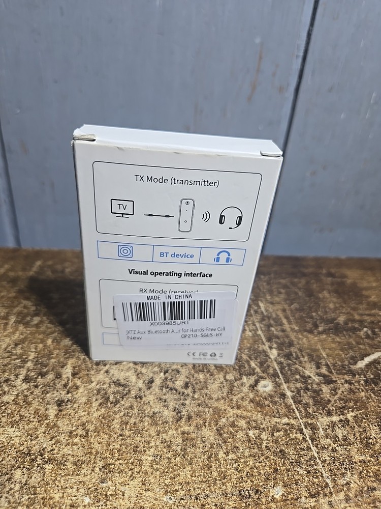 Aux Bluetooth 5.3 Adapter for Car, 2 in 1 Wireless Bluetooth Transmitter and ...