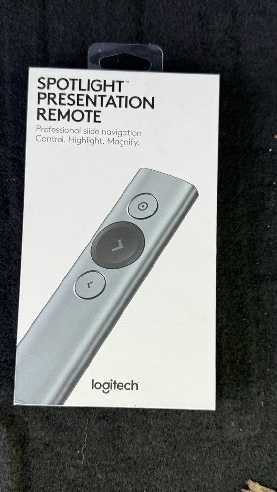 Logitech Spotlight Presentation Remote Pointer Bluetooth USB Clicker PowerPoint