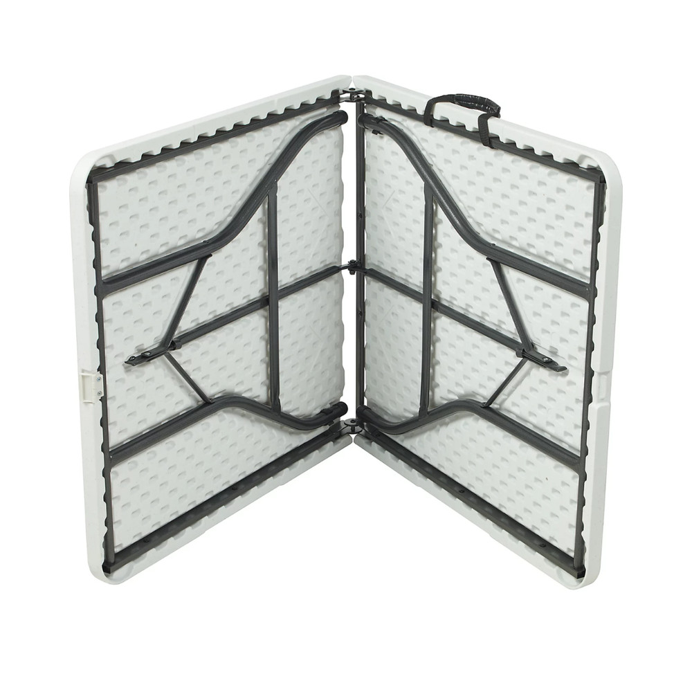 5 ft Half Folding Resin Table For Picnic Or Barbecue