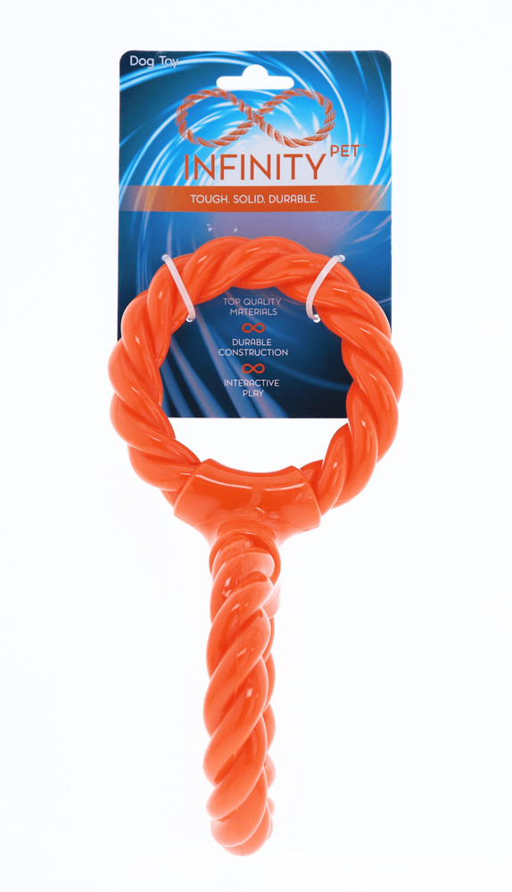 Double Ring Toy TPR Rope Combo Durable Interactive Fetch For Aggressive