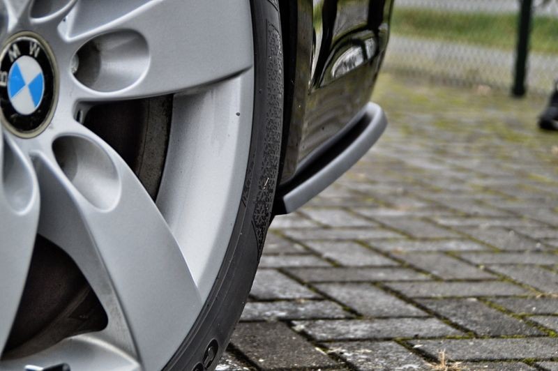 Black Gloss Performance Rear Bumper Side Flaps / Splitters For BMW 3 Series E90