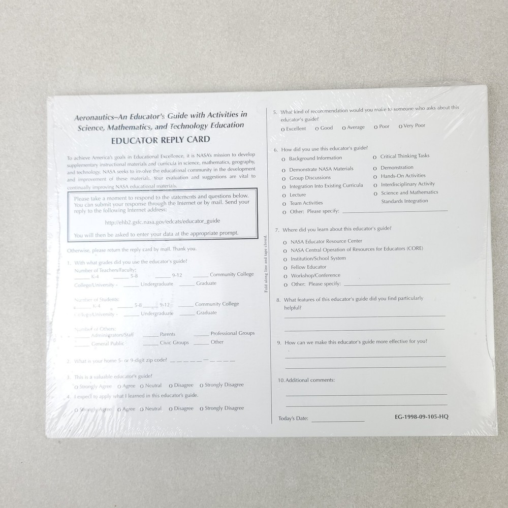 NASA K-4 Aeronautics Educational Modules - Hands-On Science Activities