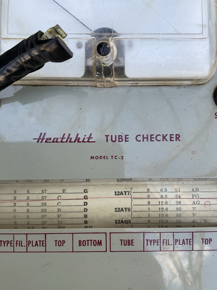 Heathkit TC-2 Tube Checker Tester Untested
