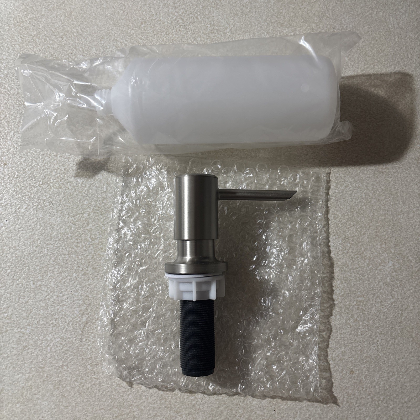 Moen Spot resistant Stainless Soap Dispenser 171172MSRS, Top Fill, Bottle &Straw