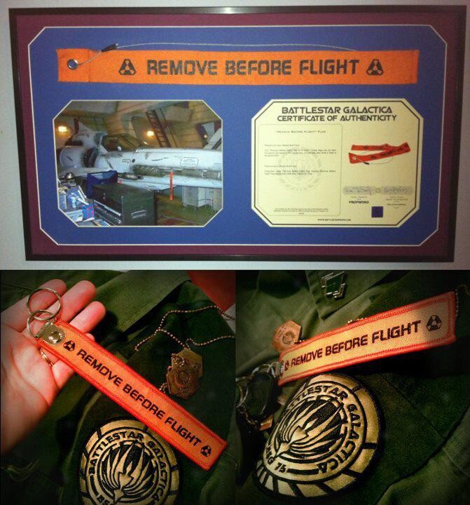 • BATTLESTAR GALACTICA • BSG • VIPER • REMOVE BEFORE FLIGHT • KEY RINGS •