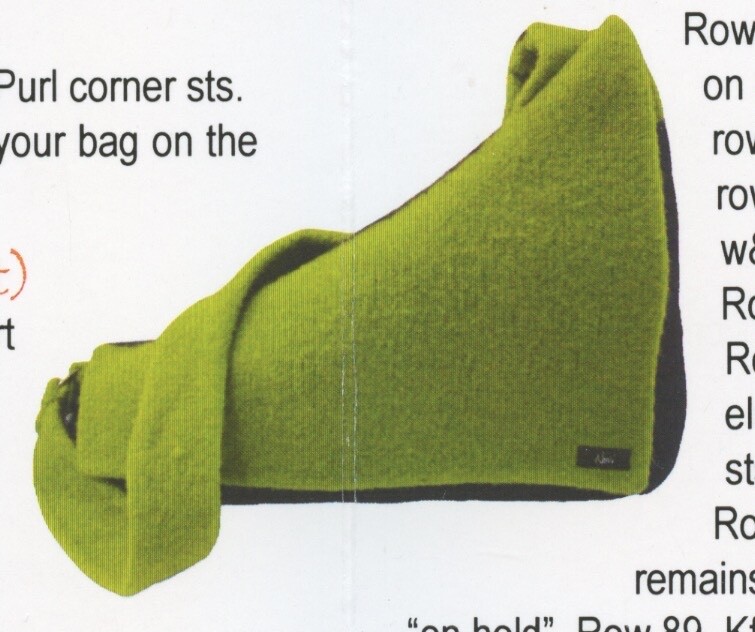 Noni Knitting & Felting Pattern #405 - 3 Diagonal Backpacks - Pattern Only