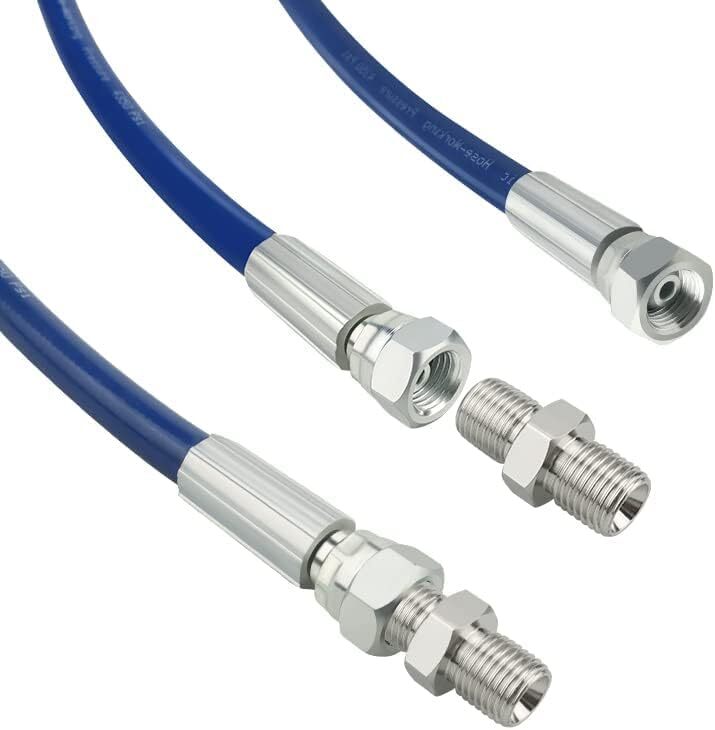 1/2/4 Set Whip Hose Pipe 50cm for Airless Paint Sprayers Graco 390/395 / 490/495