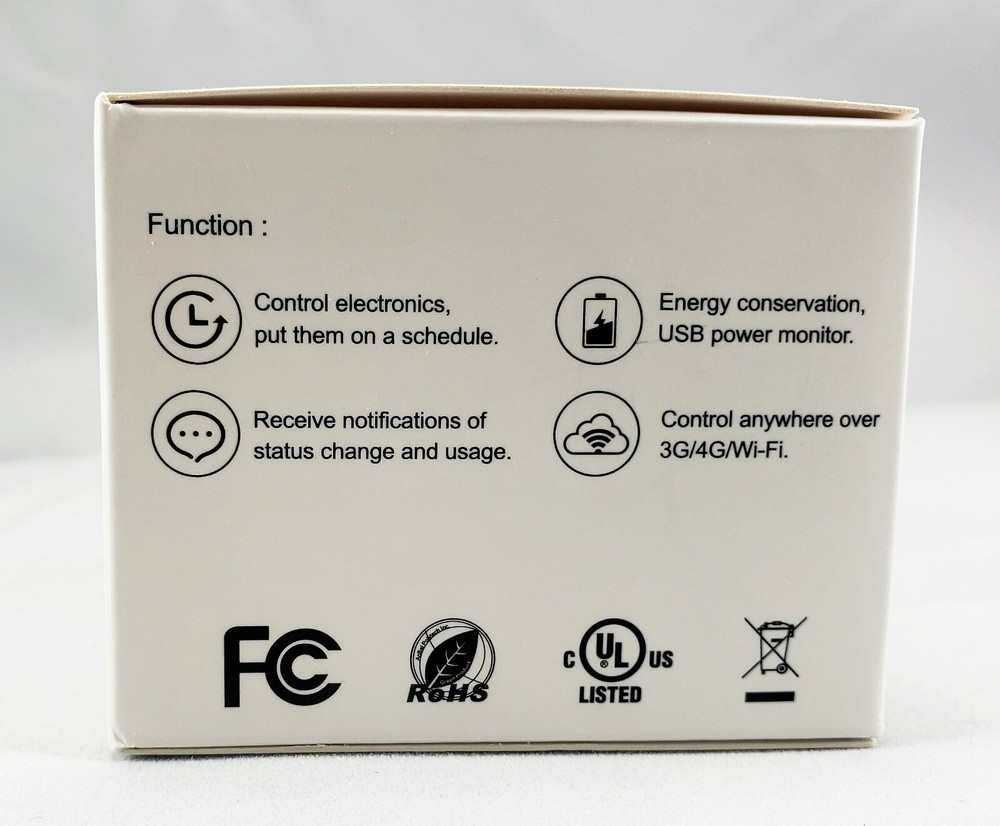 OADEEM Wi-Fi Smart Plug Compatible with Google Assistant & Alexa Echo (2 Pack)