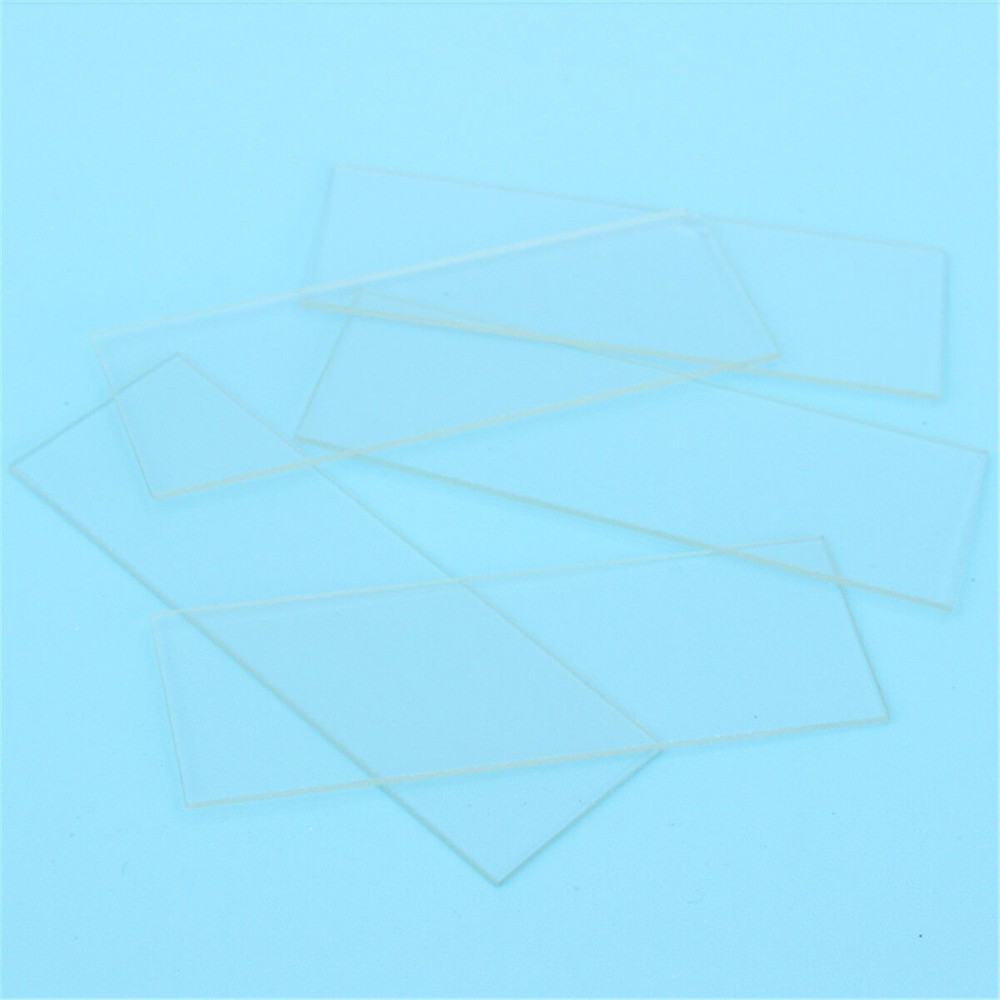 5PCS Concave Cavity Glass Coverslips Microscope Slides Thickness 1mm Lab Tools