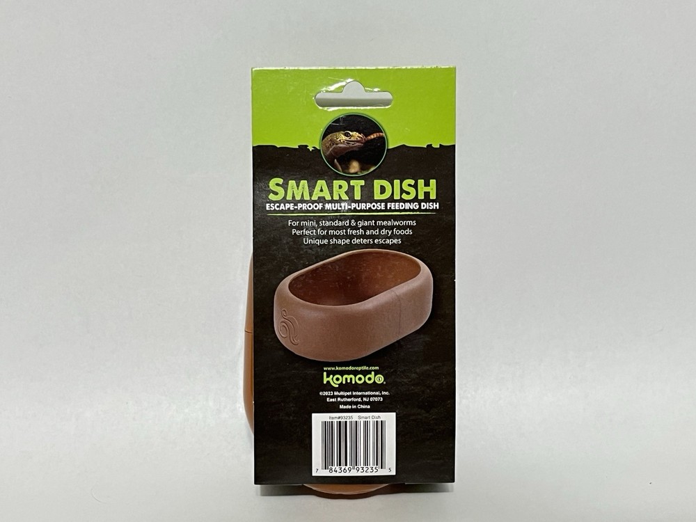 Komodo Smart Dish Escape-Proof Reptile Feeding Dish Multi Purpose