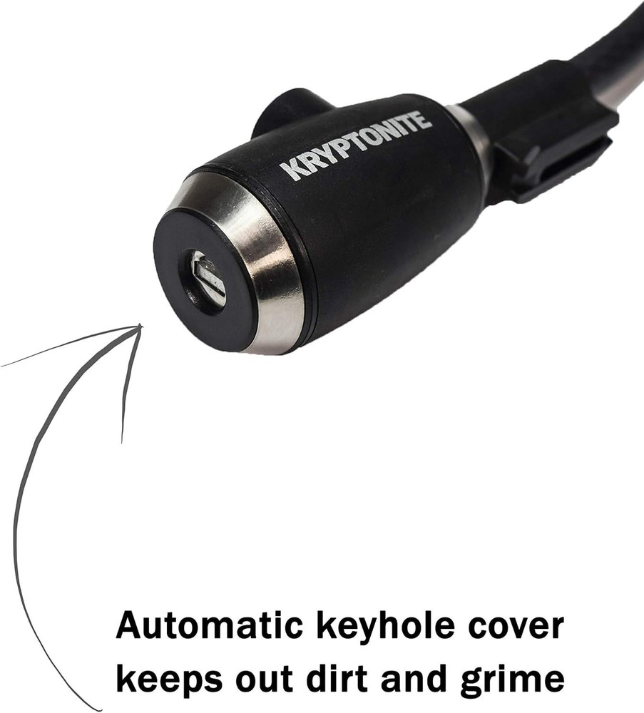 Multi-Use KryptoFlex 12mm Bike Lock Cable - Key and Combination Lock Options