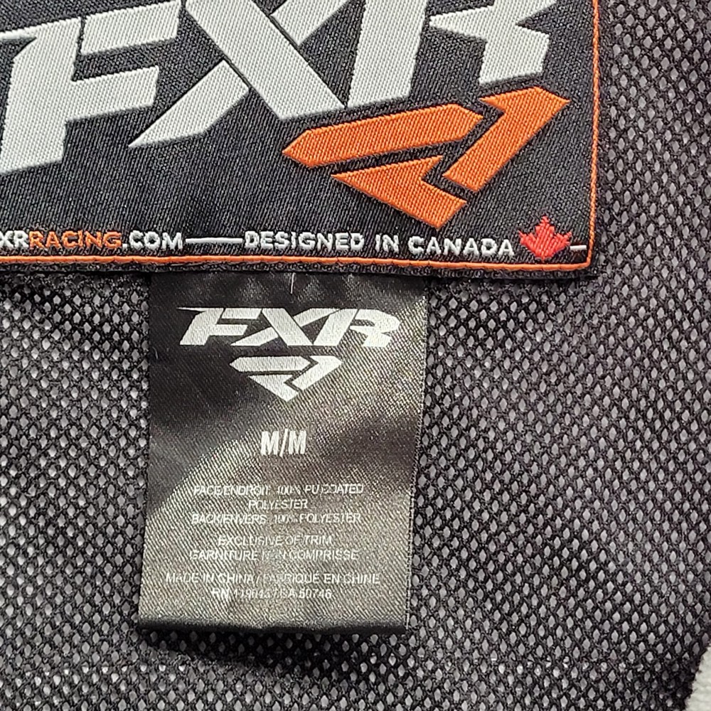 Men's FXR Racing Black/Red Renegade Softshell Jacket Size MEDIUM