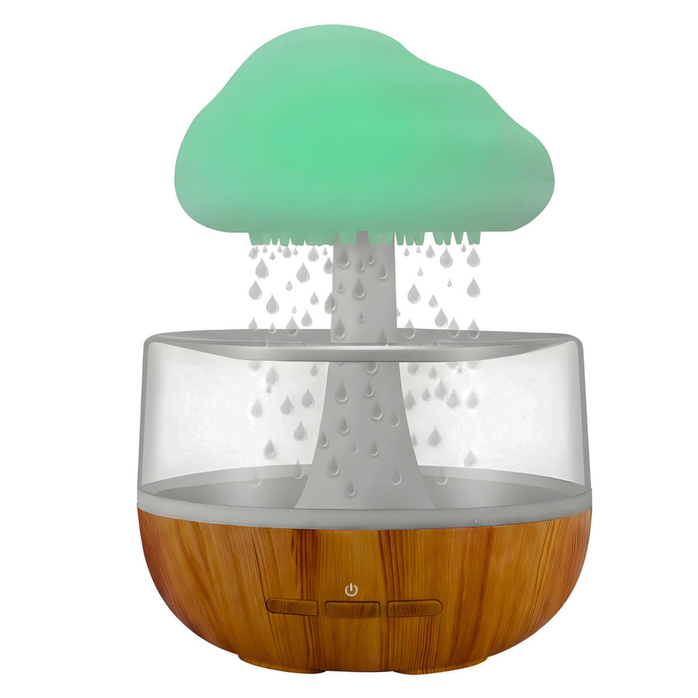 Rain Cloud Essential Oil Diffuser Humidifier 7 Color LED Light