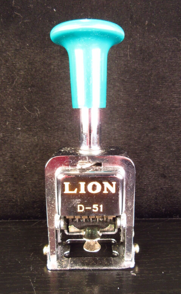 Lion Auto Numbering Machine Model D-51 in Box